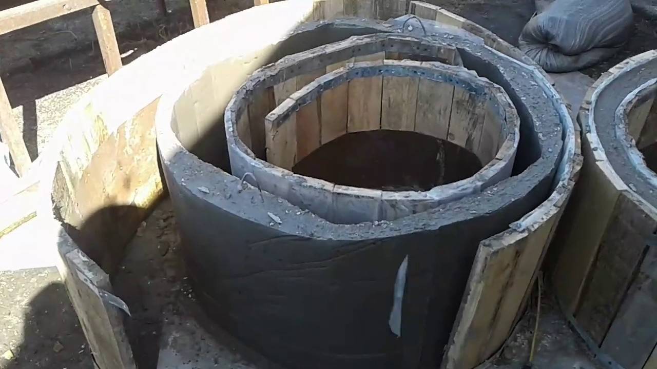 Do-it-yourself Brunnen aus Betonringen