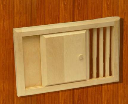 Konstruktionsdetaljer og praktiske detaljer for ventilation af saunaer