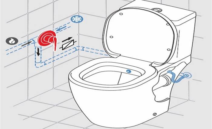 Installation einer Hygienedusche (38 Fotos): So installieren Sie einen Wandmischer mit Ihren eigenen Händen in der Toilette, Platzierungshöhe, wie Sie ihn richtig anschließen