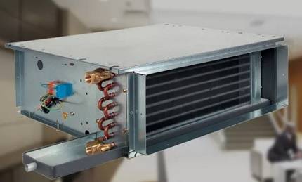 Chiller-fan coil system: princip for drift og arrangement af termoreguleringssystemet