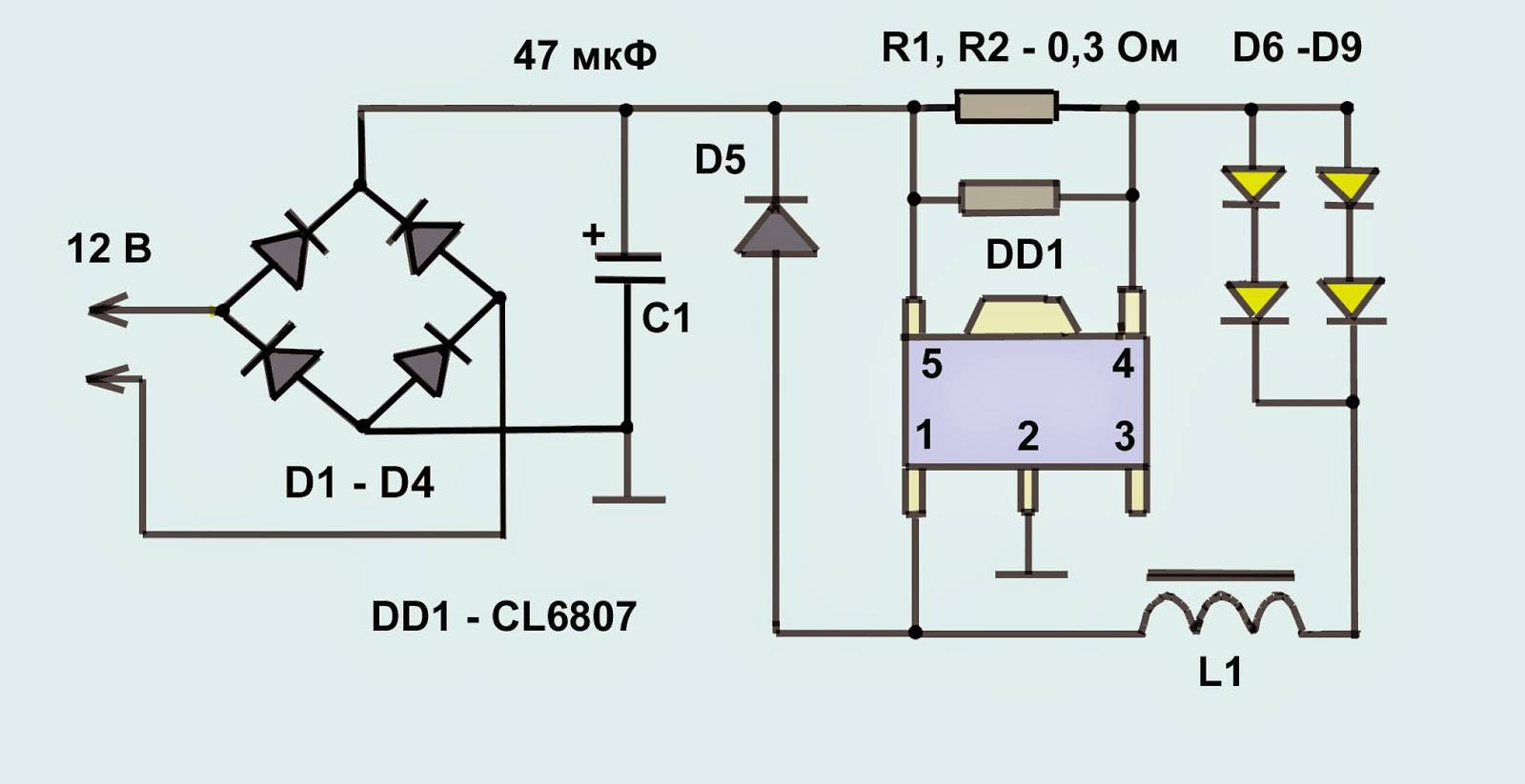 Erstellen Sie eine 220-Volt-LED-Lampe mit Ihren eigenen Händen: Anweisungen, Diagramme, Videos