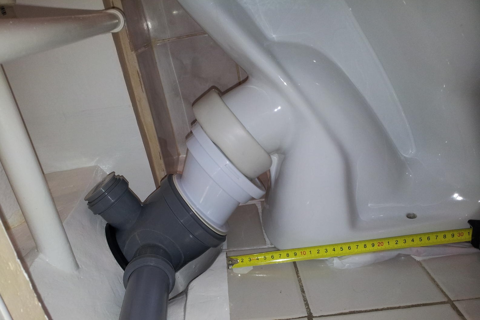 Abwasserpumpe mit Toilettenschleifer