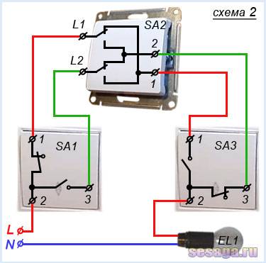 Krydskontakt: formål og enhed + ledningsdiagram og installation