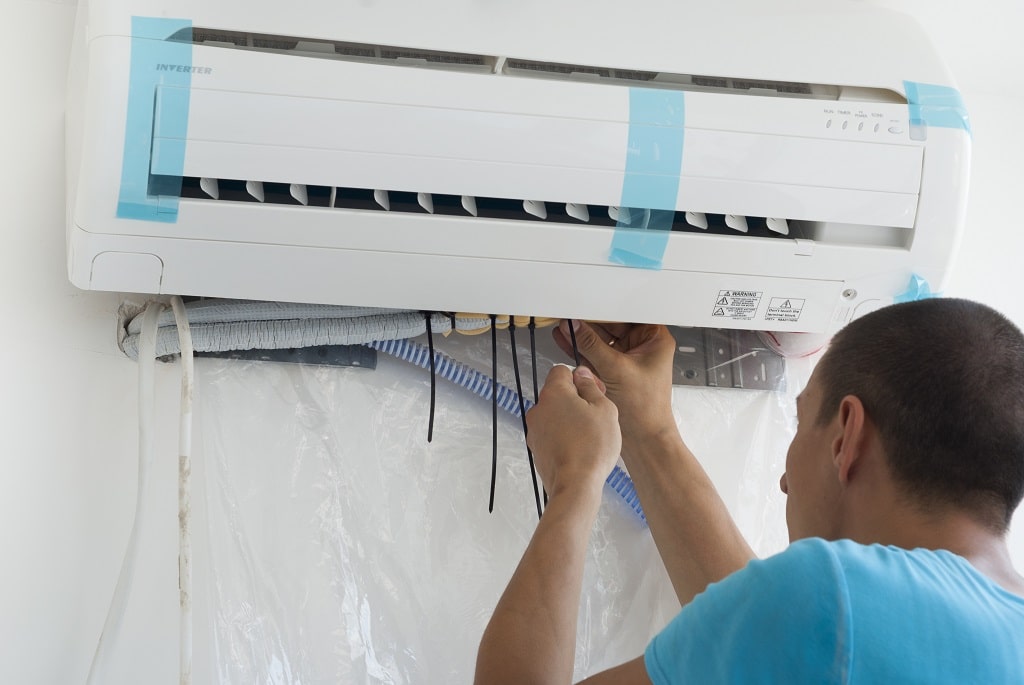 Do-it-yourself-Installation eines Split-Systems