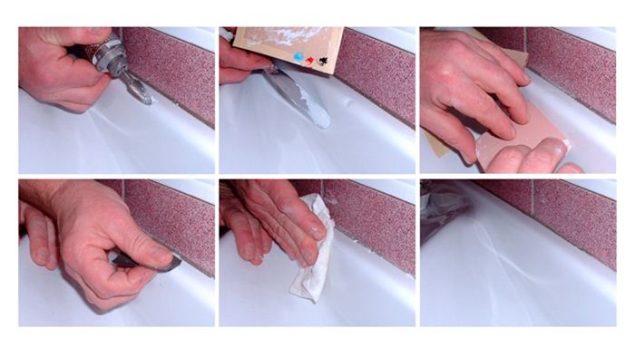 Restaurering af emaljebelægningen af ​​badekarret med flydende akryl: vi adskiller "bulk" -metoden
