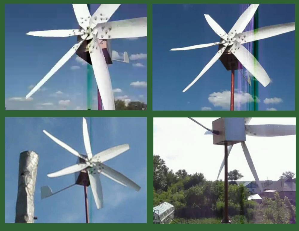 Windkraftanlagen mit vertikaler Drehachse - in Russland hergestellt, zum Selbermachen