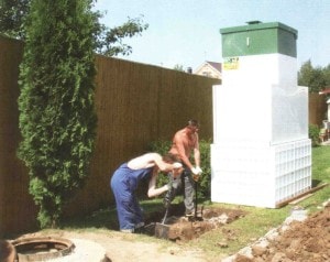 Regeln für die Installation von örtlichen Behandlungsanlagen