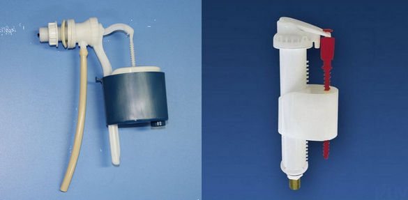 Der Schwimmer in der Toilette blockiert das Wasser nicht - alles über die Kanalisation