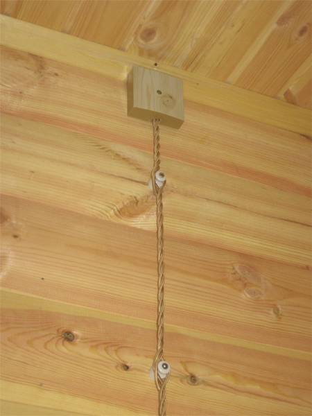 Elektriker in einem Holzhaus: Schaltpläne + Installationsregeln