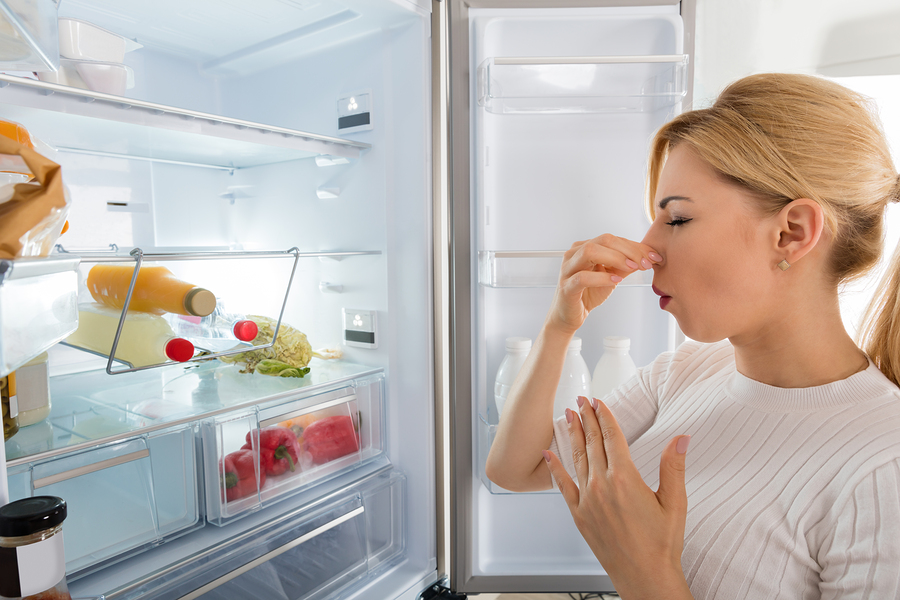 So werden Sie den Geruch im Kühlschrank in 4 einfachen Schritten los