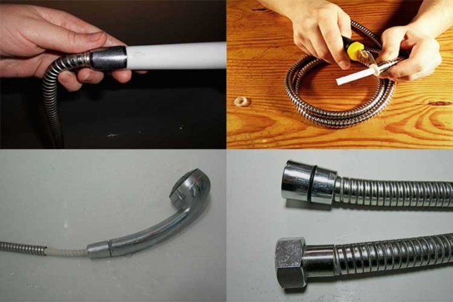 Brauseschlauch reparieren: Do-it-yourself, Leckage, Analyse