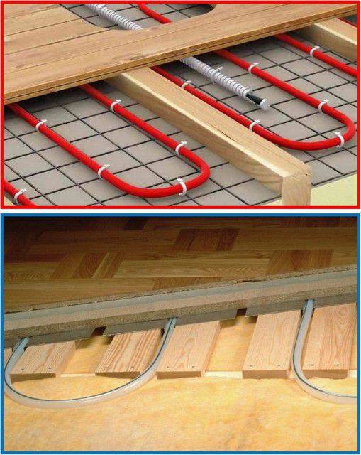 Fußbodenheizung unter Fliesen auf einem Holzboden - Systemauswahl, Pluspunkte, Installation