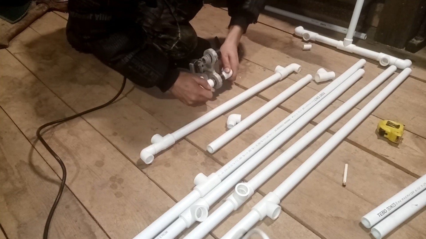 Do-it-yourself-Installation eines Wasserversorgungssystems aus Polypropylenrohren