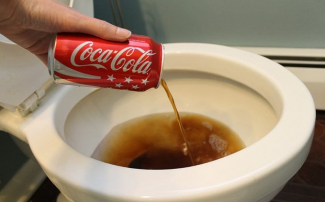 So reinigen Sie die Coca-Cola-Toilette - Priborka
