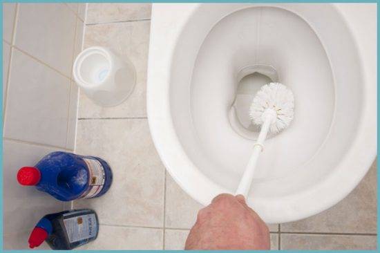 So reinigen Sie die Toilette von Harnstein, Rost und anderen Ablagerungen: die Vor- und Nachteile verschiedener Methoden