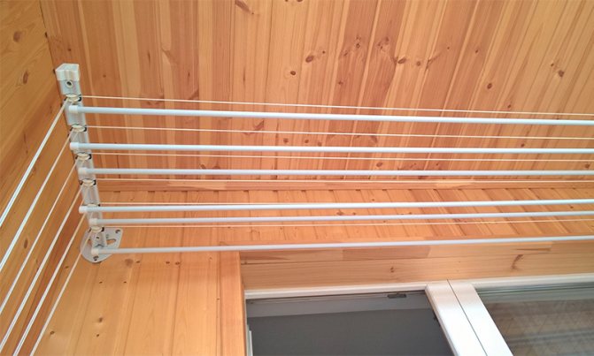 Trockner auf dem Balkon - Fotobewertung beliebter Optionen (57 Ideen)