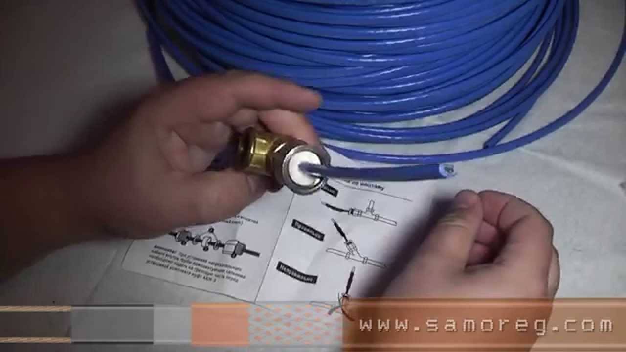 Kabel zum Heizen einer Wasserleitung: Kennzeichnung, Typen, Hersteller + Merkmale nach Wahl