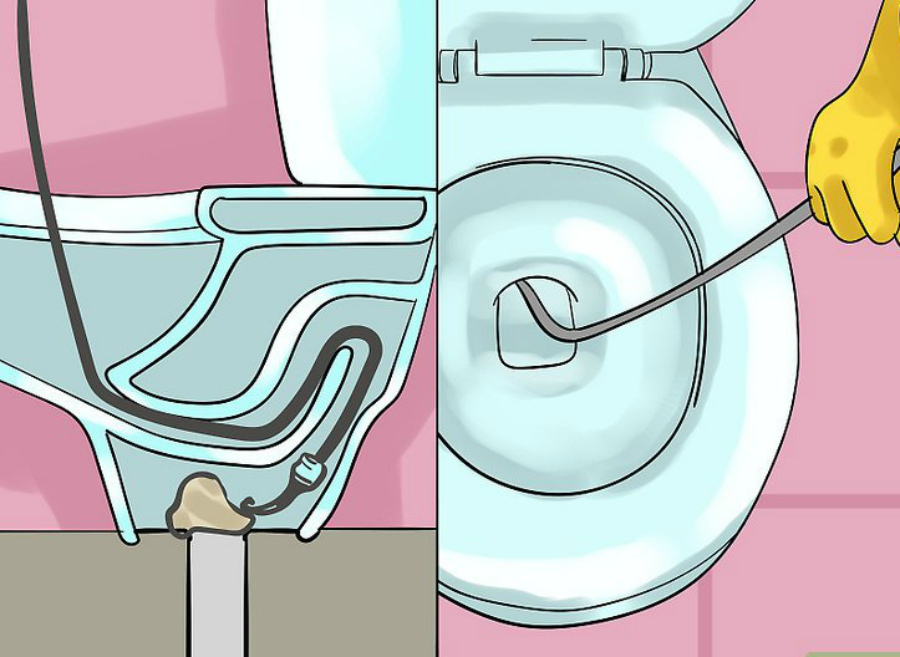 So reinigen Sie die Toilette, wenn sie verstopft ist - wir beseitigen die Verstopfung mit unseren eigenen Händen
