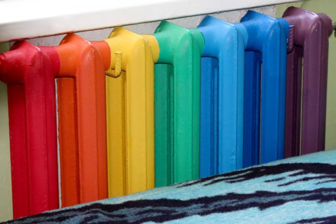 So malen Sie eine Heizbatterie: Wählen Sie eine Farbe und malen Sie sie richtig mit Ihren eigenen Händen