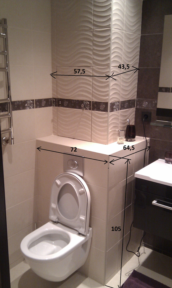 Die Toilette vom Steigrohr zur Seite verlegen - alles über den Abwasserkanal